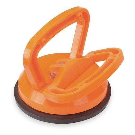 Suction Cup Lifter, 4 1/2 in Dia Cup Size, D-Handle, 90 lb Max Load Capacity MPN:1MZP4