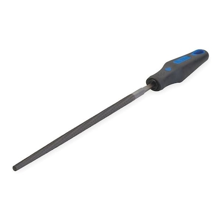 Round File, Machinists, 8 In L, Ergo Handle MPN:1NFW4