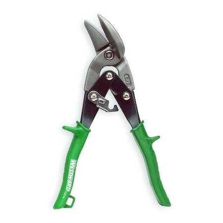 Offset Aviation Snip, Right, 9 3/4 in, Steel MPN:1UG16