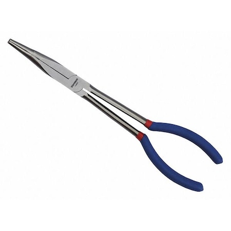 10 7/8 in Bent Long Nose Plier Dipped Handle MPN:1UKK7