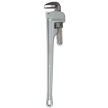36 in L 5 in Cap. Aluminum Straight Pipe Wrench MPN:1XJZ2