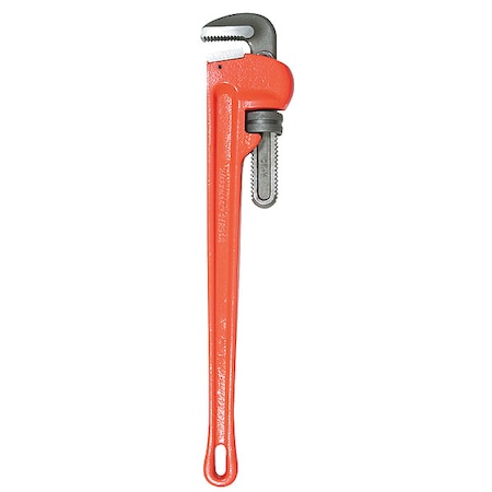 36 in L 5 in Cap. Cast Iron Straight Pipe Wrench MPN:1XJZ3