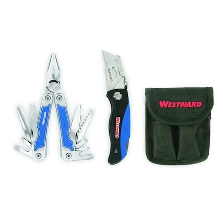 Multi-Tool/Utility Knife Set, 15 Tools MPN:1YJC7