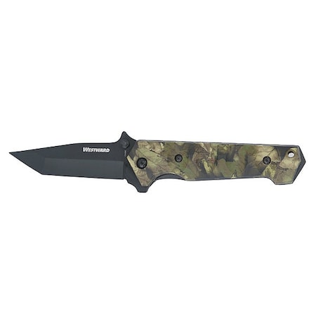 Hunting Knife, 3-1/2 In, Clip Point Blade MPN:1YJE6