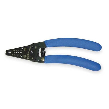 Multifunction Wire Stripper, Cushion Grip, 10-18 AWG Solid, 12-20 AWG Stranded MPN:1YNA3