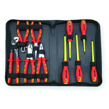 Insulated Tool Set, 10 pc. MPN:1YXJ7