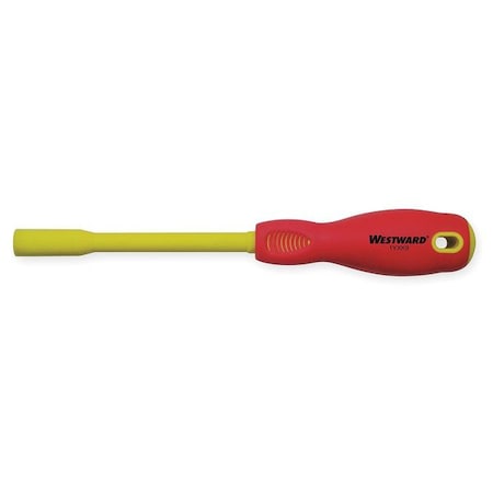 Nut Driver, 1/4 in., Hollow, Ergo, Ins, 5 in. MPN:1YXK9