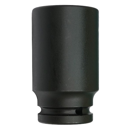 WESTWARD 3/4 in Drive Impact Socket, Deep Socket, Black Oxide, Steel, 27 mm MPN:21WL39