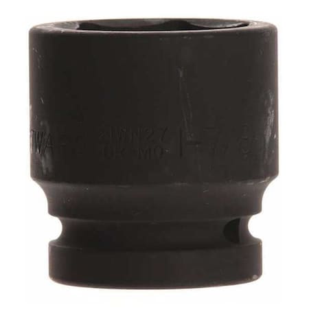 1 in Drive Impact Socket 1 7/8 in Size 6 pt Standard Depth, Black Oxide MPN:21WN27
