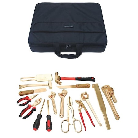 Hazmat Nonsparking Tool Set, 16 pc. MPN:23X823