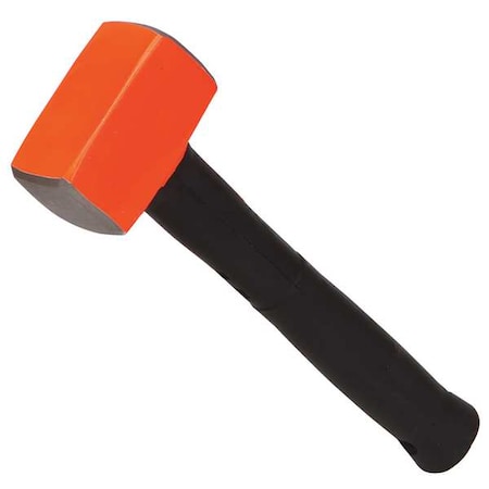 Sledge Hammer, 4 lb., 12 In, Rubber/Steel MPN:24Z027
