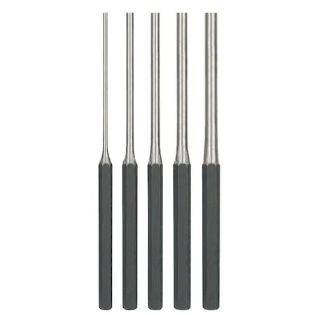 Drive Pin Punch Set, 1/8 To 3/8 In, 5 Pcs MPN:2AJB1