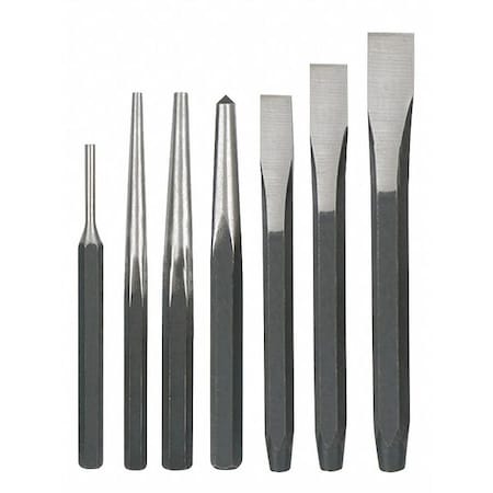 Punch and Chisel Set, 7 Pc MPN:2AJB3
