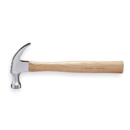 Curved Claw Hammer, 20 Oz, Hickory Handle MPN:2DBP8