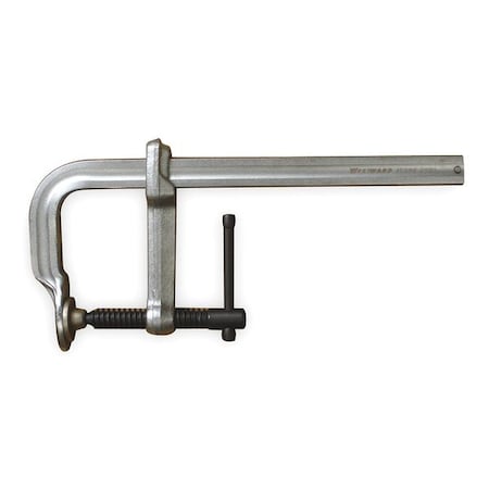 12 in Bar Clamp, Steel Handle and 4 3/4 in Throat Depth MPN:2FGN9