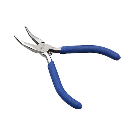 4 5/16 in Bent Long Nose Plier Dipped Handle MPN:30PA98