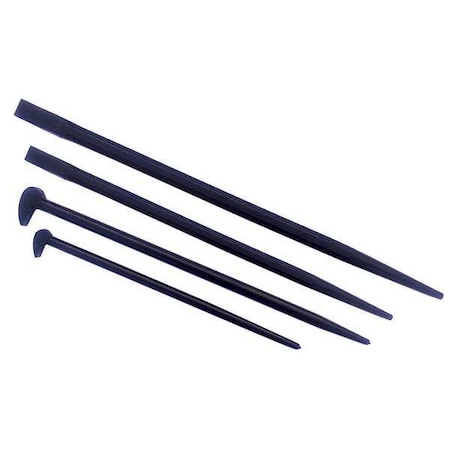 Pry Bar, Curved, High Carbon Steel, 4 pcs. MPN:31MA33