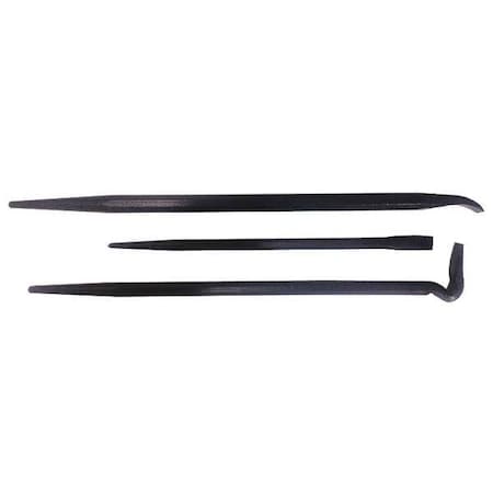 Pry Bar, Curved, High Carbon Steel, 3pcs. MPN:31MA40