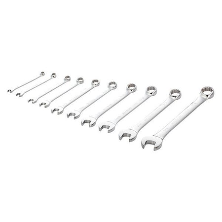 Combo Wrench St, Steel, Full Polish, Offset MPN:33M573