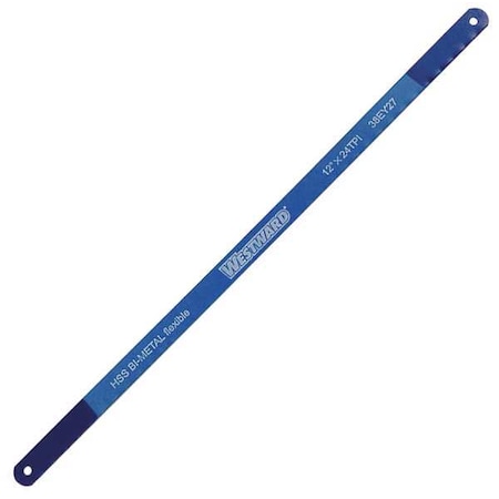 Hacksaw Blade, 12 in., 24 TPI, Bi-Metal MPN:38EY27