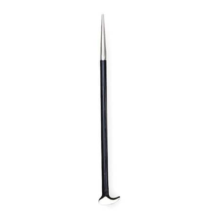 Rolling Head Pry Bar, 12 In, 7/16 In Dia MPN:3APX7