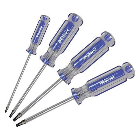 Magnetized Tip Screwdriver Set, 4 pcs MPN:401K86