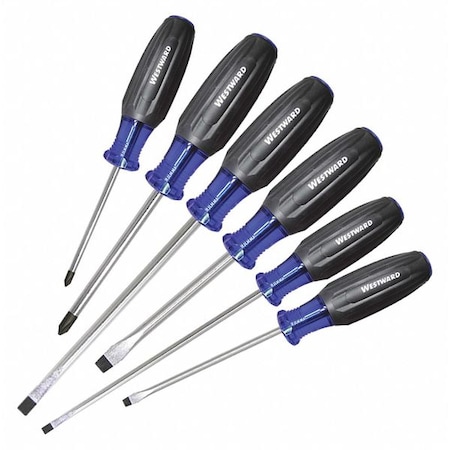 MagnetizedTipScrewdriverSet, SAE, 6pcs MPN:401L74