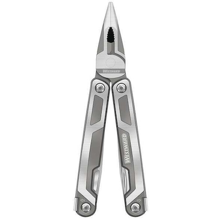 Multi-Tool, Stainless Steel, 15-Tool MPN:40JD54