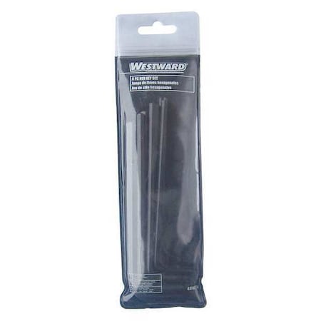 8 Piece SAE L-Shape Hex Key Set, 40WZ31 MPN:40WZ31