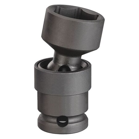 WESTWARD 1/2 in Drive Impact Socket, Standard Socket, Black Oxide, 1 3/16 in MPN:4LXE1
