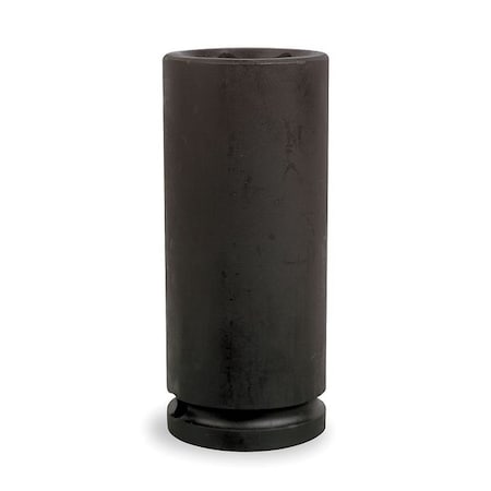 WESTWARD 1/2 in Drive Impact Socket Deep Socket, Black Oxide, 7/16 in MPN:4LXL8