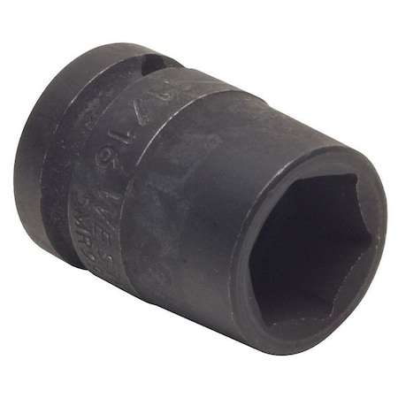 WESTWARD 1/2 in Drive Impact Socket, Standard Socket, Black Oxide, 10 mm MPN:4LXP4
