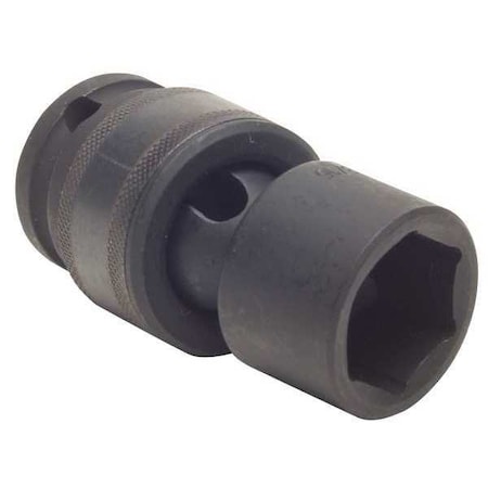 WESTWARD 3/8 in Drive Impact Socket Deep Socket, Black Oxide, Steel, 11 mm MPN:4LYF8