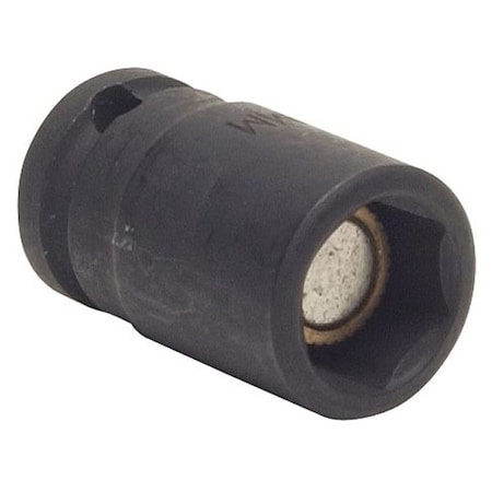 WESTWARD 3/8 in Drive Impact Socket Standard Socket, Black Oxide, 9 mm MPN:4LYT5