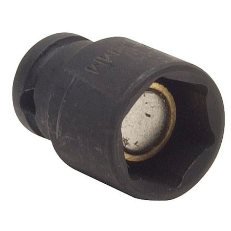 WESTWARD 3/8 in Drive Impact Socket Standard Socket, Black Oxide, Steel, 3/4 in MPN:4LYV6