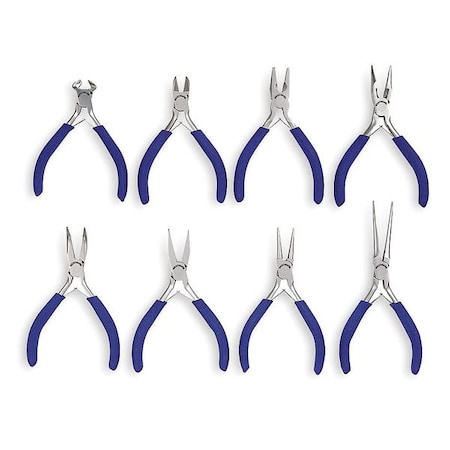 8 Piece Precision Plier Set Dipped Handle MPN:4PM16