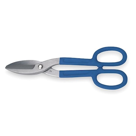 Tinners Snip, Straight, 12 in, Steel MPN:4YP52