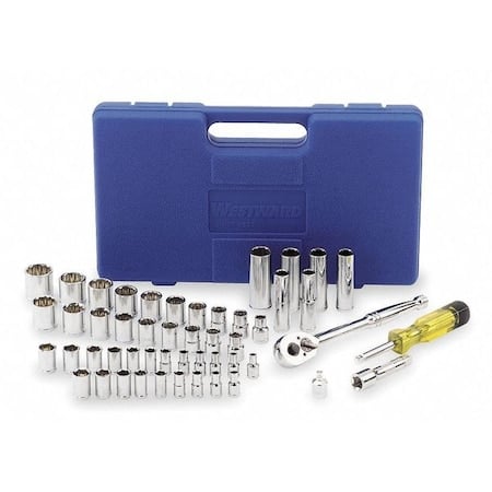 Socket Wrench Set, 1/4