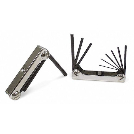 16 Piece Metric/SAE Plain Folded Key Set, 4YR73 MPN:4YR73