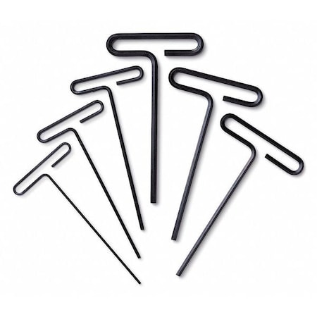 12 Piece Metric/SAE T-Shape Hex Key Set, 4YR74 MPN:4YR74