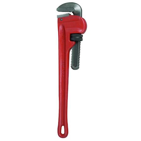 18 in L 2 1/2 in Cap. Cast Iron Straight Pipe Wrench MPN:4YR93