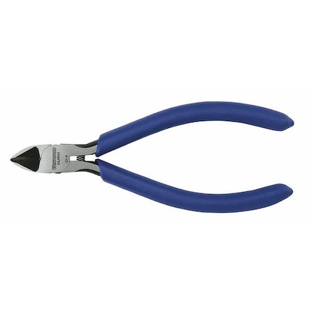 5 in Diagonal Cutting Plier Flush Cut Narrow Nose Uninsulated MPN:53JW92