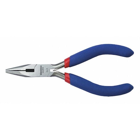 4 7/8 in Needle Nose Plier, Side Cutter Dipped Handle MPN:53JW98