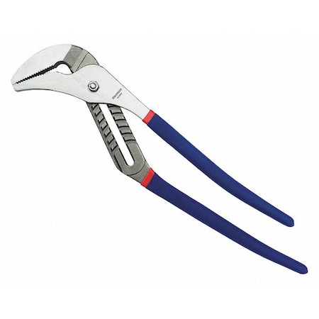 20 in Straight Jaw Tongue and Groove Plier, Serrated MPN:53JX04