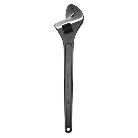 Adj. Wrench, Steel, Black Phspht, 24-3/64