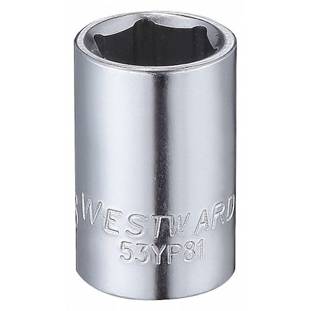 WESTWARD 1/4 in Drive, 3/8