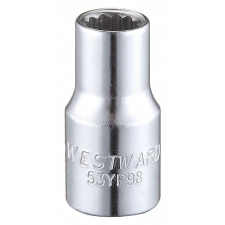 WESTWARD 1/4 in Drive, 7/32