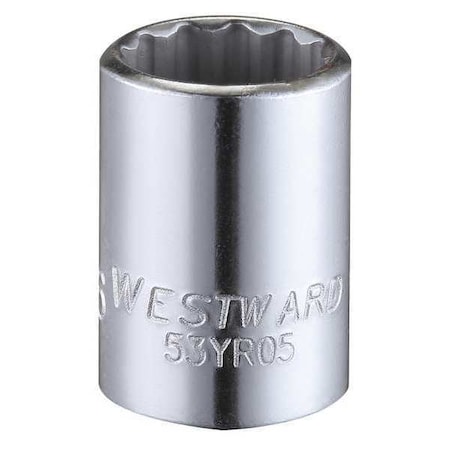 WESTWARD 1/4 in Drive, 7/16