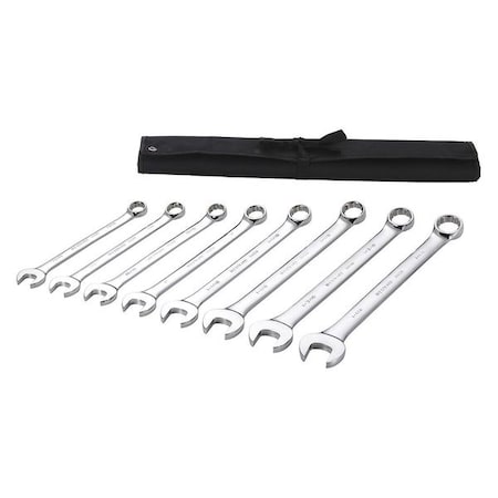 Combo Wrench St, Steel, Full Polish, Offset MPN:54DF92