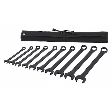 Combo Wrench St, Steel, Black Oxide, Offset MPN:54DG09